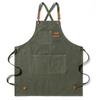 Water Proof Thickened Canvas Apron Wipe Hands Fashion Adult Apron  Household