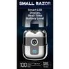 Double Head Mini Electric Shaver Magnetic Floating Men's Beard Trimmer  Travel Use