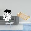 Silent Hanging Cat Wall Clock with Quiet Movement And Non Ticking Analog Design for Farmhouse Dining