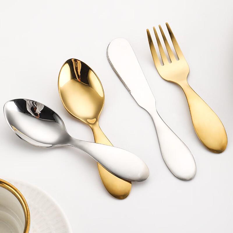 ZISIZ Children's Gold Fork Set