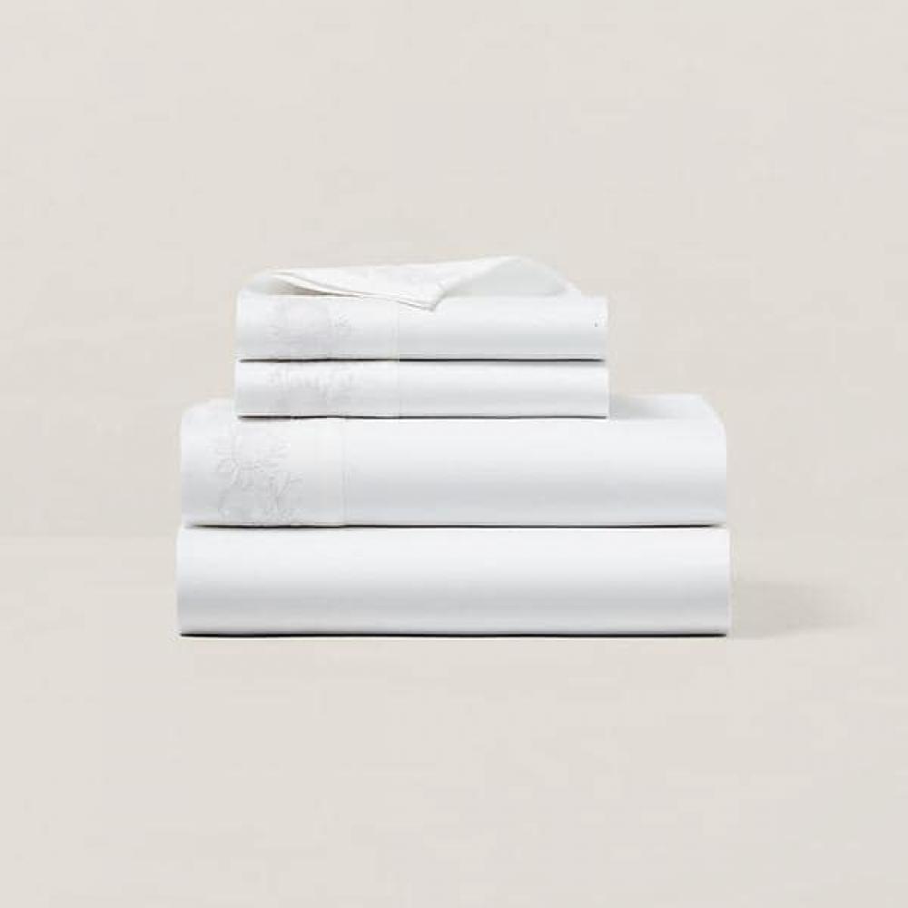 

Ralph Lauren Elouise Organic Cotton Embroidery Sheet Hmrlbedhr222889101 FFLT
