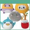 Lankybox Foxy Boxy Shark Rocky Sticky Plush Toys Maximum Softness And Comfort