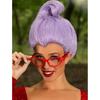 REEWES Costume Cosplay Fata Madrina Fantasy Capelli Sintetici Parrucca Fata Madrina per Donne Per Carnevale