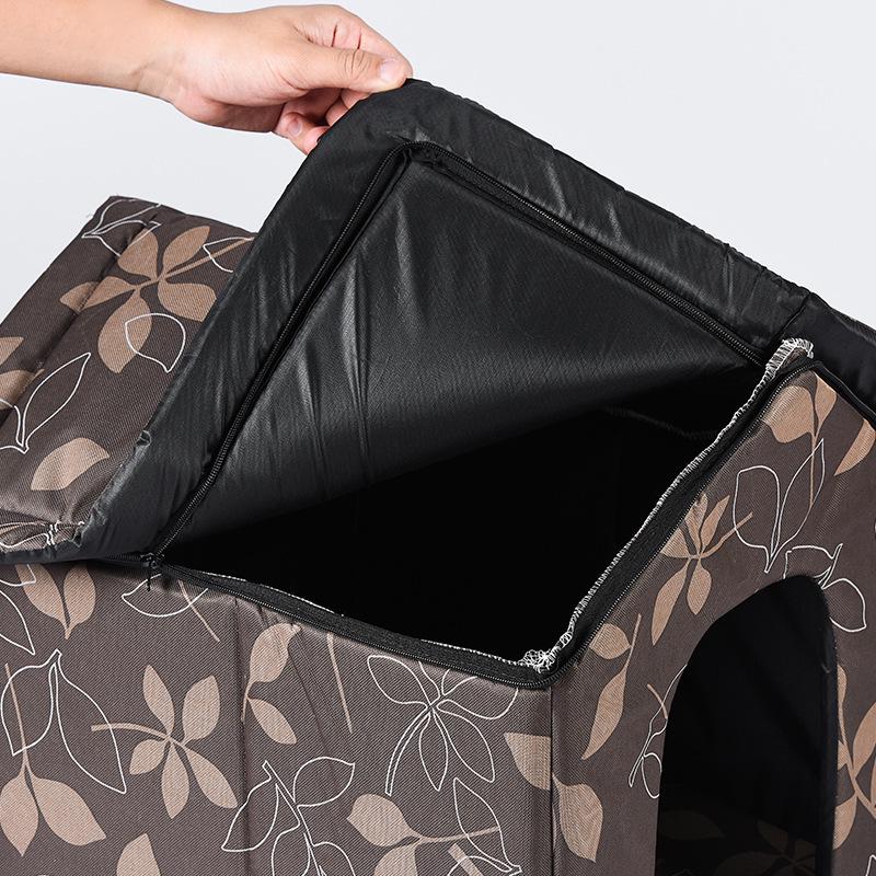 Водонепроникне ліжко для домашніх тварин з тканини Оксфорд для собак і котів – стиль намету для вулиці