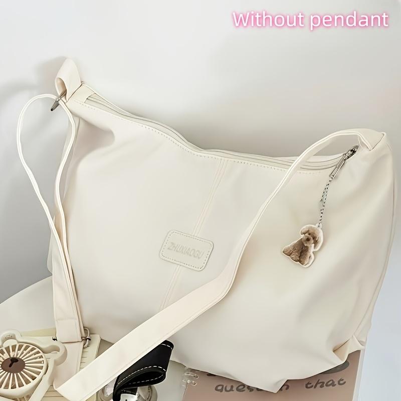 

Женская модная сумка через плечо в японском стиле, большая вместимость, регулируемый плечевой ремень, универсальные сумки через плечо в студенческом стиле