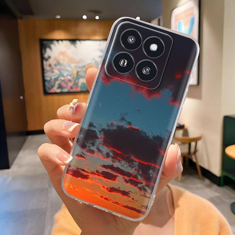 For Xiaomi 14 Pro Case Clear Creative Soft Silicone Phone Cases For Xiaomi 14 Mi 14 Mi14 Back Cover For Xiaomi Mi14 Pro Shells