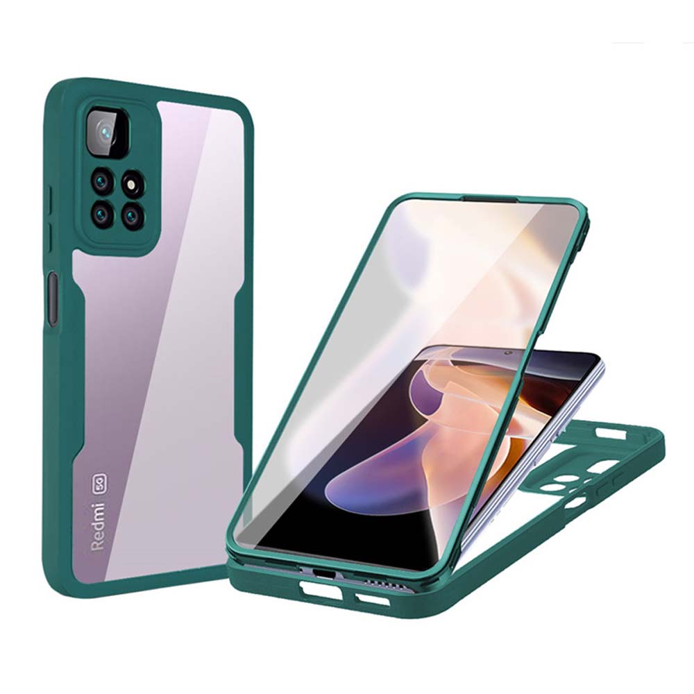 360 Grad Vollschutzhülle für Redmi Note 9 10 11 Pro Funda für Redmi Note 10s 9s 9A 9C NFC Displayschutz Handyhülle