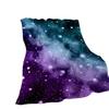 Dream Galaxy Flannel Mar Blanket Digital Printing Space Blanket Planet Sofa Blanket