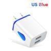 2A Dual Port USB Wall Charger for Samsung Xiaomi Output Travel Plug Power Adapter Compatible for Phone