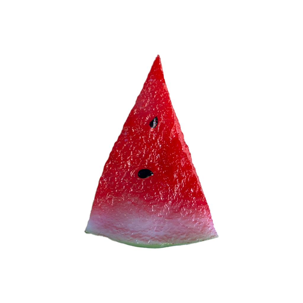 Super realistic simulation of watermelon slices, fake fruit decorations, photography props, scene arrangement, fruit toys
