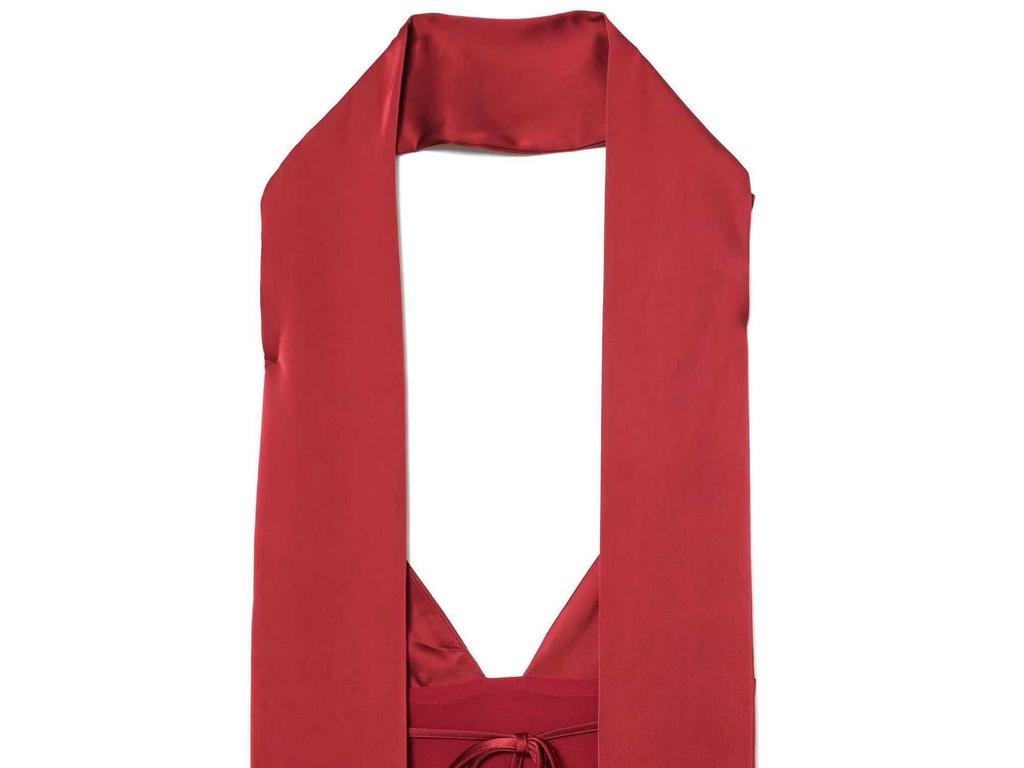 Elegant Multi-Color Satin Halter V-Neck Summer Dress for Women