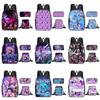 Kpop Demon Hunters School Backpack Set With Oxford Fabric And Air Cushion Straps For Students