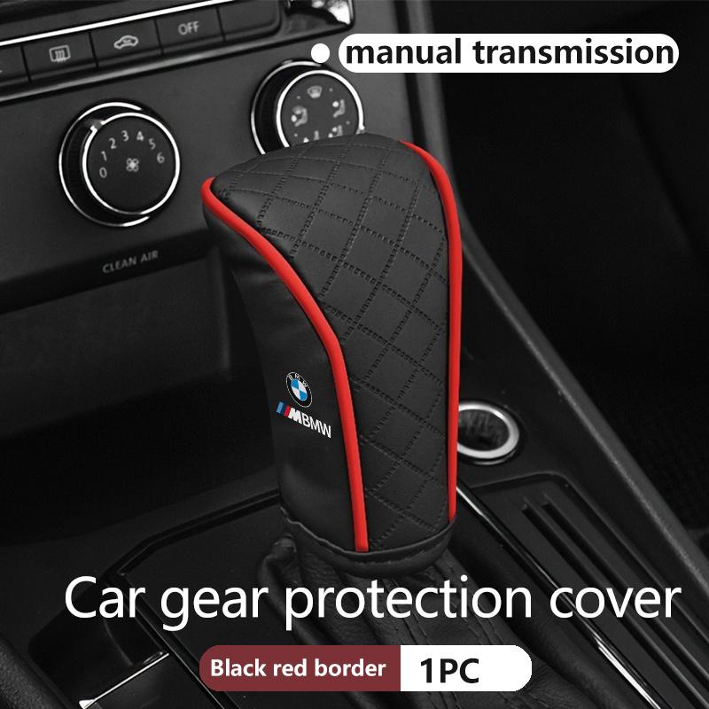 Leather Car Gear Shift Sleeve Knob Protective Cover For BMW M Performance E36 E46 E60 E90 E91 E92 E93 F30 F20 SU1