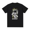 Funny Moon Astronaut T-Shirt Men Women Plus Size Fashion Oversized Breathable O-Neck Casual Streetwear Harajuku Unisex Tees