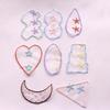Organza Embroidery Bookmark Ins Reading Mark Delicate Student Gift Office School Supplies Stationery Items