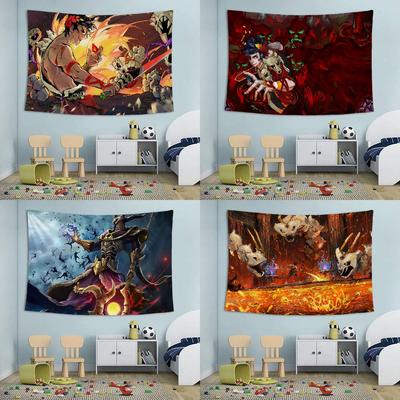 Hades 2 Tapestry Wall Hanging Tapestry Art Deco Style Blanket Curtain Home Bedroom Living Room Decoration