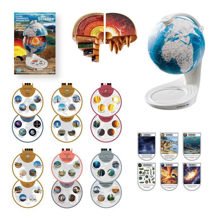 Canal Toys - So Science - Globe d’exploration interactif 3D avec cartes éducatives - COS 003