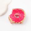 Hair Claw Donut Shape Back Head Shower Clip Medium Size Strong Grip Shark Hair Claw Versatile Hair Accessory