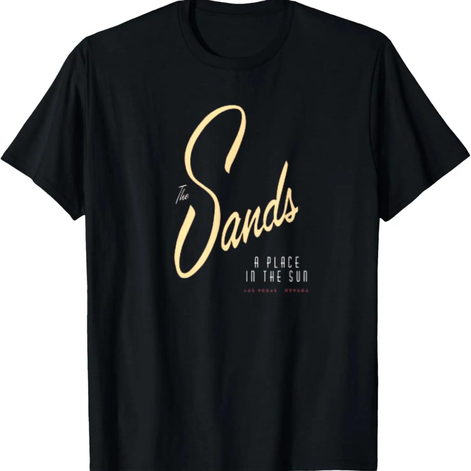 Sands Casino Hotel Las Vegas Vintage T-Shirt S чёрный