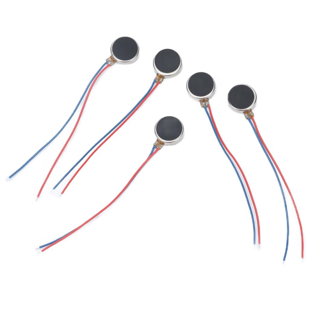 30 STÜCKE Flacher Vibrationsmotor Ultradünner Mini-Münz-Flachvibrationsmotor für Mobiltelefone Tablets 3 V