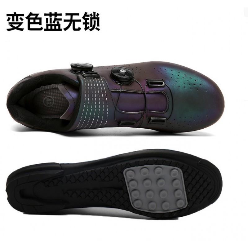 Scarpe da Ciclismo Uomo Donna Con Compatibilità Tacchette Strada MTB Bici Traspiranti Suola Rigida Calzature Performance