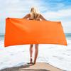 1pc Oversized Striped & Solid Color Quick Dry Beach Towels for Summer Beach Vacation