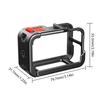 Ultra Light Aluminum Camera Cage for Action 5Pro 4 3 Fits with ND CPL Filters Cold Shoe 1 4 Inch Screw