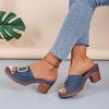 Fashion Women Comfortable Metal Decoration Flat Shoes Female Summer Beach Fashion Lightweight Casual Open Toe Sandals Shoes for Women