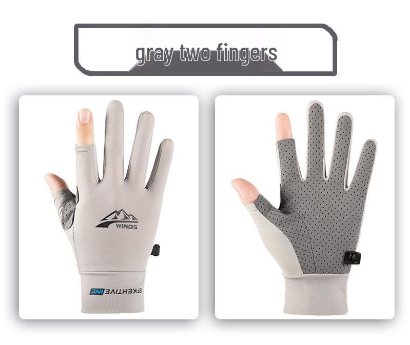 Unisex Full & Half Finger Cycling Gloves - Non-slip, Wear-resistant, Ice-cool for Outdoor Sports.