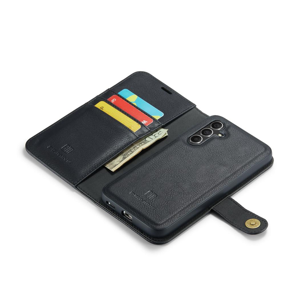 DG.MING pro Samsung Galaxy S25+ Pouzdro Odnímatelný Kožený Kryt na Telefon
