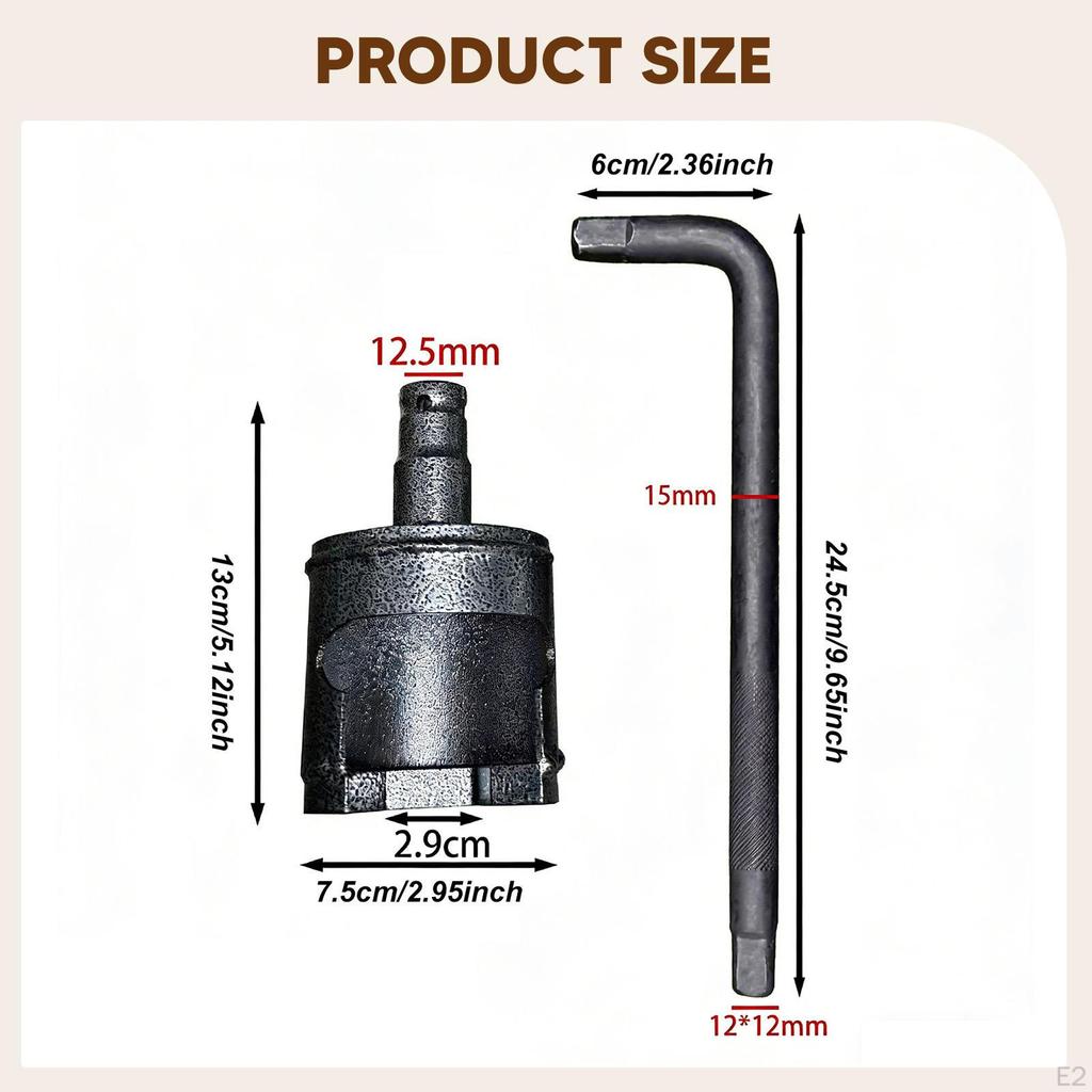 Liquefied Gas Tank Angle Stop Valve Wrench, Hand Tool, Professional, High Carbon Steel Cylinder