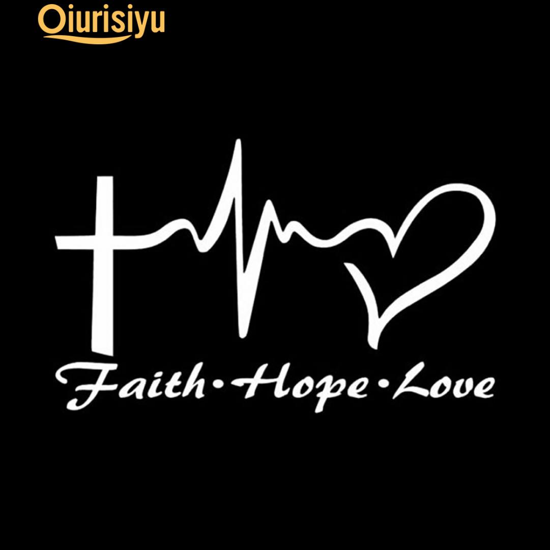 

Иисус НАДЕЖДА ЛЮБОВЬ ВЕРА Молитва наклейка на автомобиль наклейка белый