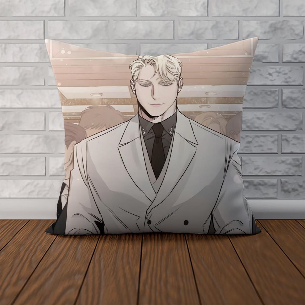 BL Mmanhwa Pillow Case For Car Sofa Decorative Home Doublesided Print Plush Square Throw Pillow Cushion Cover