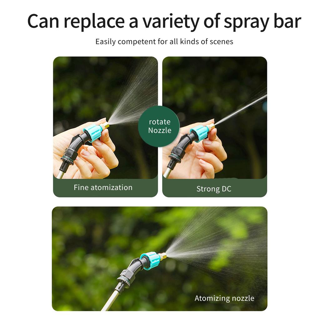 Spruzzatore Elettrico 8L Annaffiatoio Spruzzatore Agricolo ad Alta Pressione con Lancia Telescopica Elettrico Ricaricabile Nebulizzatore