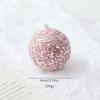 Shatterproof Christmas Tree Ornaments Pink Christmas Ball Exquisite Xmas Tree Hangings Pendant