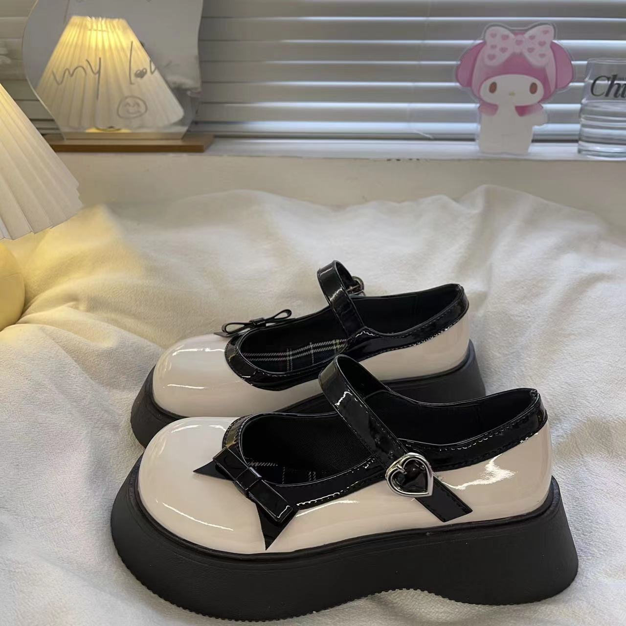 

Fashion Women s Mary Jane Shoes Round Toe with Bow Kawaii Platform Ladies Pumps Y2k 2025 Trend Fashion Summer on Sale Wholesale Slip 39 35