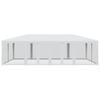 Vidaxl Party Tent With 12 Mesh Walls, White, 8X4 M, Hdpe