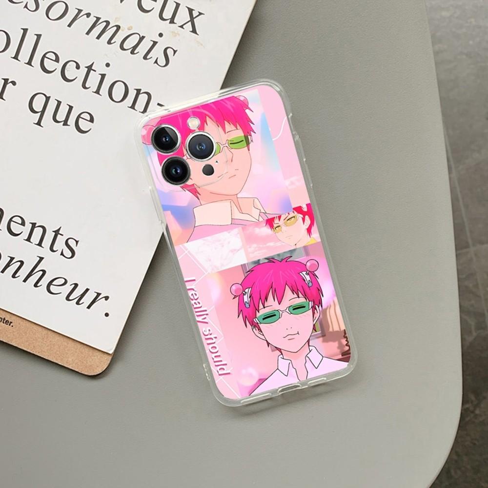 Das Katastrophale Leben des Saiki K Handyhülle Für iPhone 13 14 Pro Max XS XR 12 11 Pro 13 Mini 6 7 8 Plus Transparente Rückseite Capa
