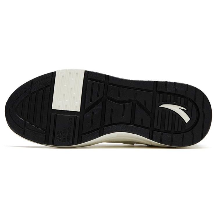 Anta Aotu Trendy Casual Versatile Non-Slip Wear-Resistant Low-Top Skate Shoes Women sneaker White Black 922328076-3