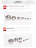 Universal Steel Ball Roller BCHA Press-In Adhesive Type Bull's Eye Bearing