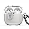 For AirPods 4 Earphone Case DUX DUCIS PECL Series PC+TPU Bluetooth-compatible Earphone Cover with Hook