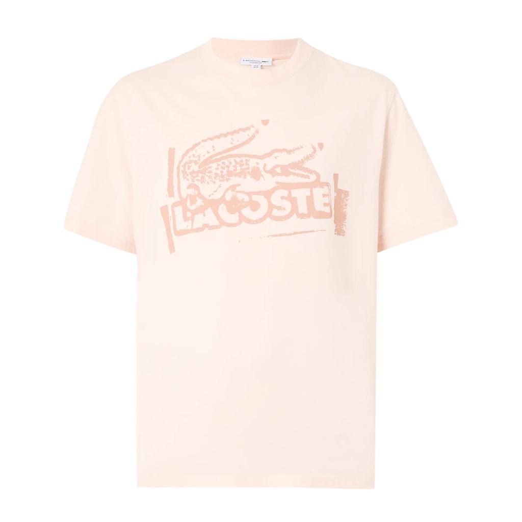 Lacoste Mens Jersey Cotton Logo T-Shirt