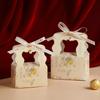 Creative Wedding Favor Candy Gift Box Set with Thank You Bag
