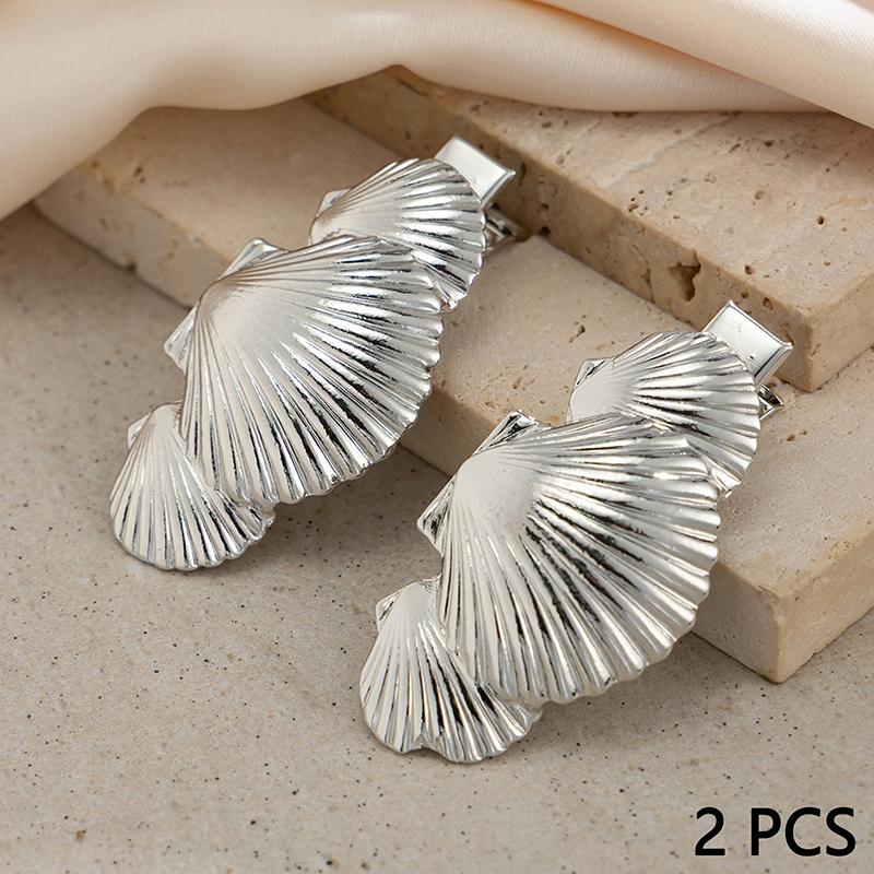 1/2Pcs Starfish Shell Conch Metal Hair Claw Clips For Women Hair Accessories Marine Style Headpiece Fancy Jewelry Gifts