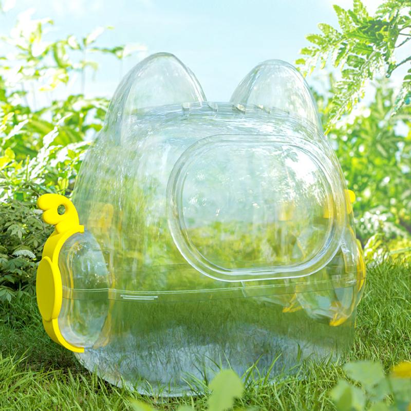 Transparent Mystery Box Keychain Bag Storage Display Case Organizer Box Pouch Jewelry Toy Doll Gift Crossbody Bag Hamster Cage