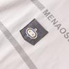 Fenteng [100% cotton] thin round neck short sleeved men's pajamas casual striped home clothes men's shorts set