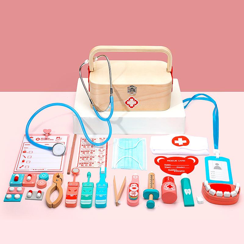 Kids' Doctor Playhouse Set: Medical Role Play Kit with Stethoscope, Injection, for Boys & Girls