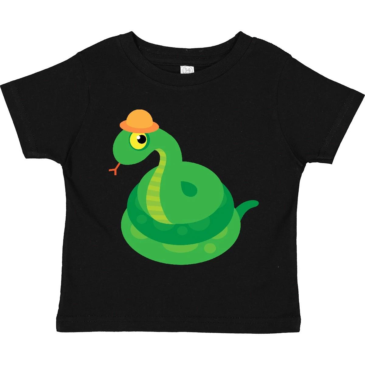 Inktastic Cute Snake Toddler T-Shirt Reptile Animals Child Preschooler Kid 120