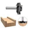 Spoilboard Oberflächenfräser, 1/2 Zoll, 12 mm Schaft, 2 Zoll Schnittdurchmesser, Plattenabflachungsfräser, Hobelbohrer, Holz
