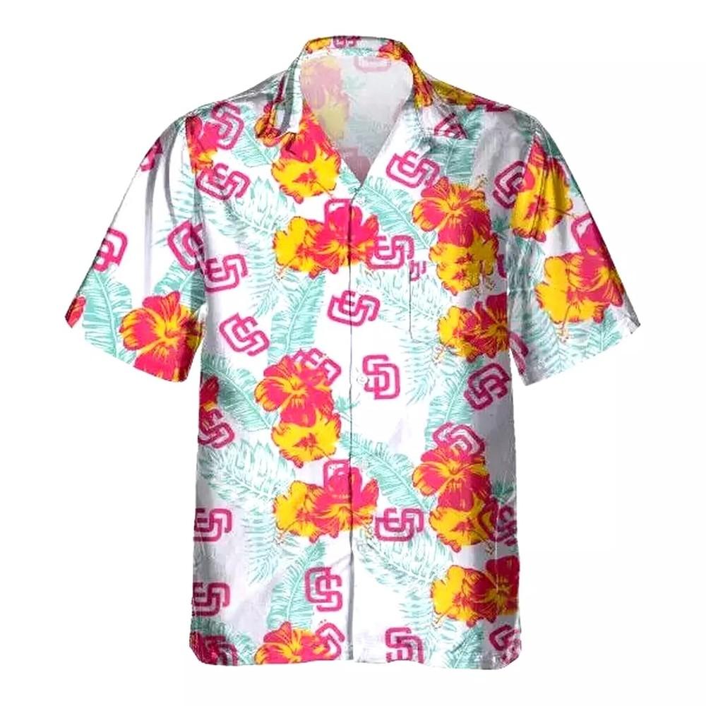 

Hot! San Die*go Pad*res Hawaiian Shirt Giveaway For Fan S-5XL New Unisex T-Shirt L